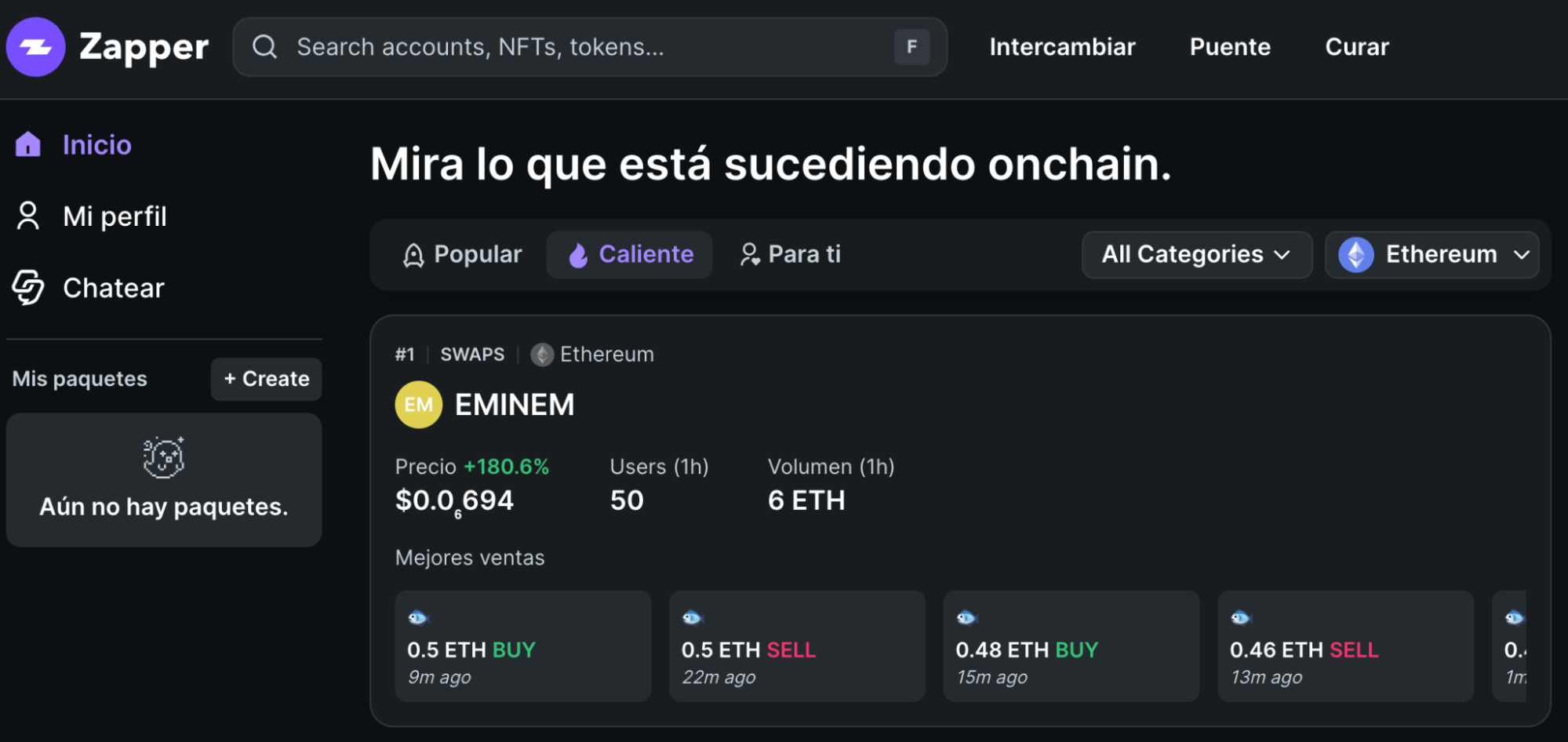 DeFiZap Double Bull strategy card showing one-click access to leveraged ETH and BTC positions